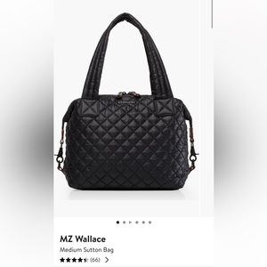 MZ Wallace medium Sutton bag- Black